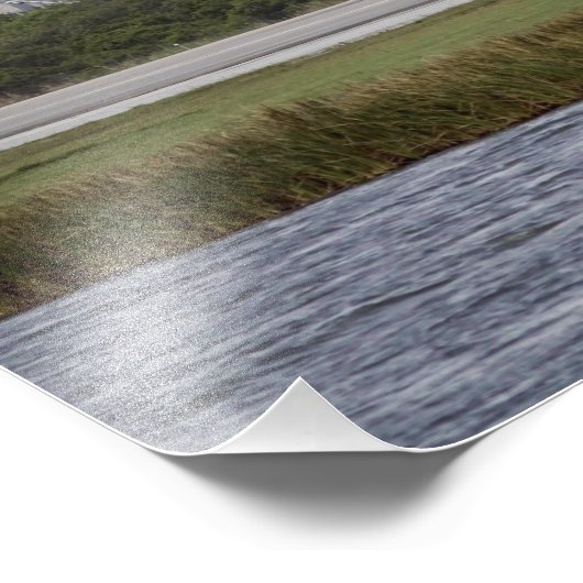 Space Shuttle Discovery op de start- en landingsba Foto Afdruk (Hoek)