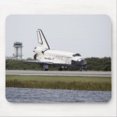 Space Shuttle Discovery op de start- en landingsba Muismat (Voorkant)