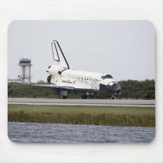Space Shuttle Discovery op de start- en landingsba Muismat (Voorkant)