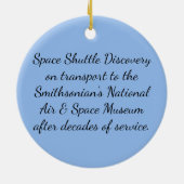 Space Shuttle Discovery Ornament (Achterkant)