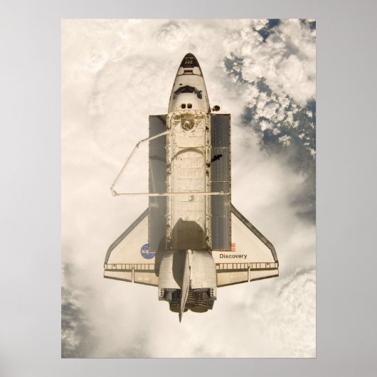 Space Shuttle Discovery Poster (Voorkant)