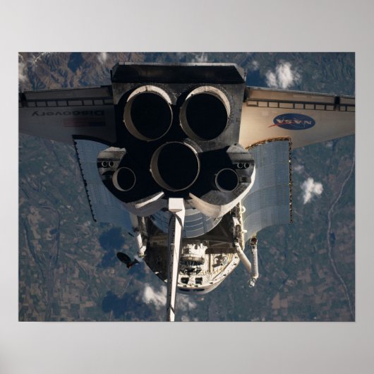 Space Shuttle Discovery Poster (Voorkant)