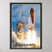 Space Shuttle Discovery Poster (Voorkant)