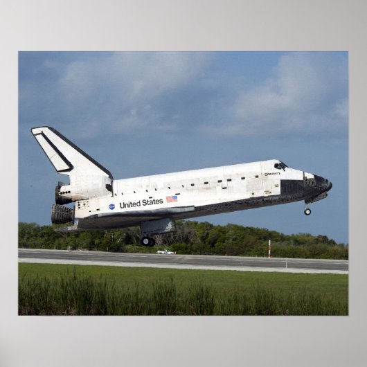 Space Shuttle Discovery Poster (Voorkant)