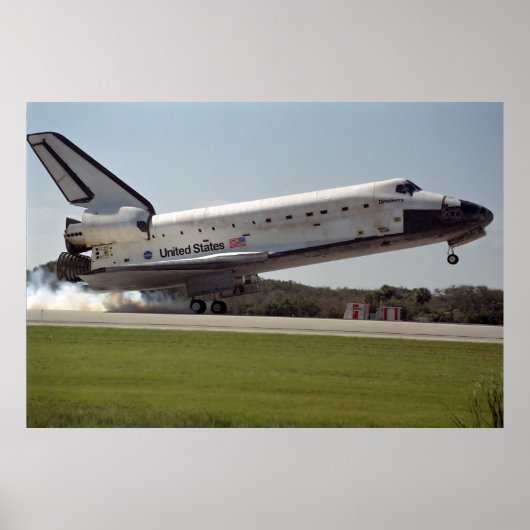 Space Shuttle Discovery Poster (Voorkant)