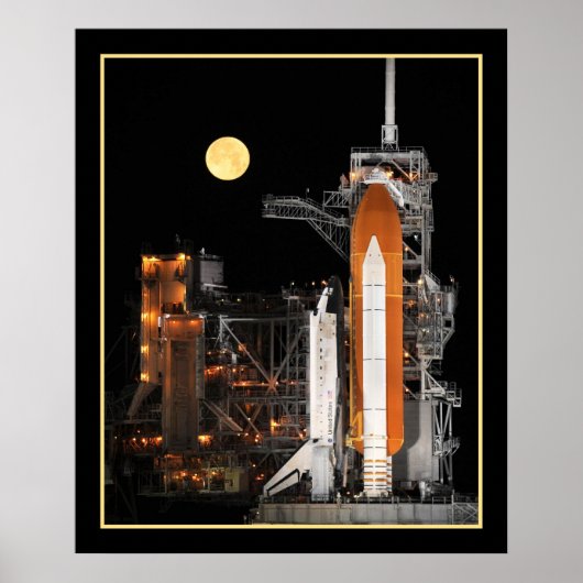Space Shuttle Discovery Poster (Voorkant)