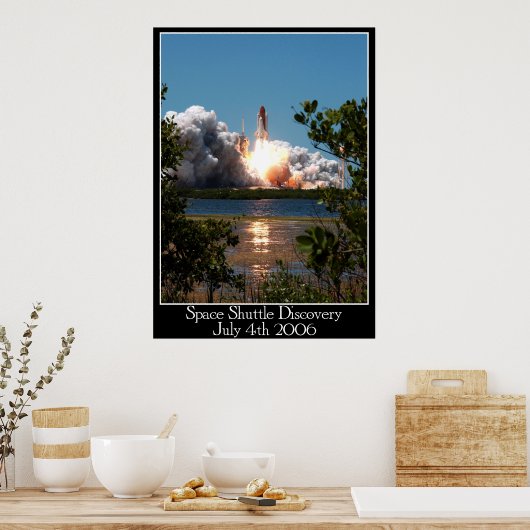 Space Shuttle Discovery Poster (Keuken)