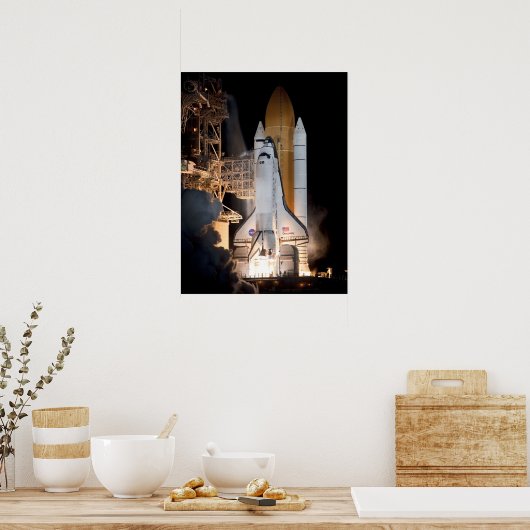 Space Shuttle Discovery Poster (Keuken)