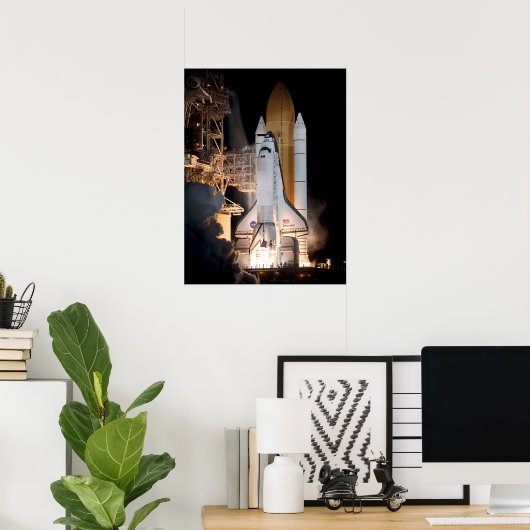 Space Shuttle Discovery Poster (Thuiskantoor)