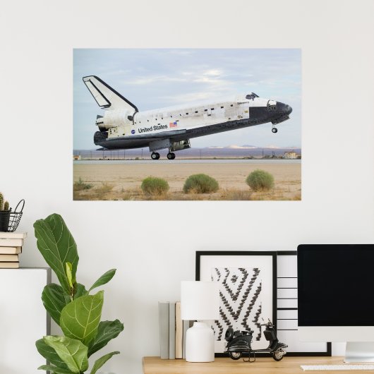 Space Shuttle Discovery Poster (Thuiskantoor)