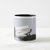 Space Shuttle Discovery raakt 2 Tweekleurige Koffiemok (Center)