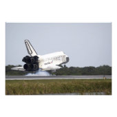 Space Shuttle Discovery raakt 3 Foto Afdruk (Voorkant)