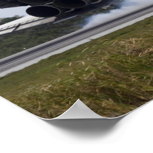 Space Shuttle Discovery raakt 3 Poster (Hoek)