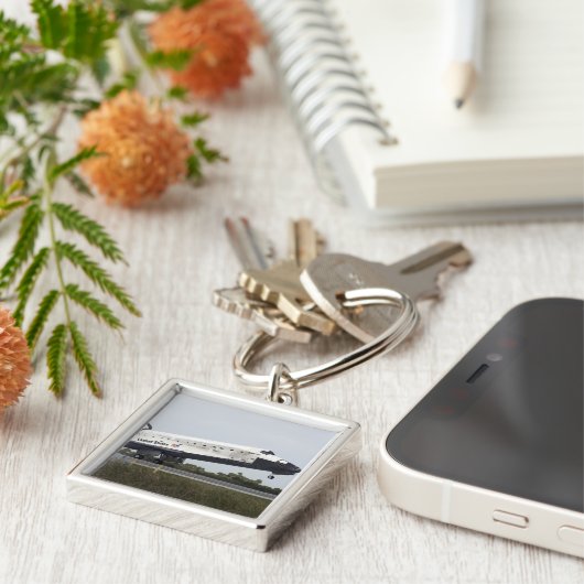 Space Shuttle Discovery raakt uitgeschakeld Sleutelhanger (Zijkant)