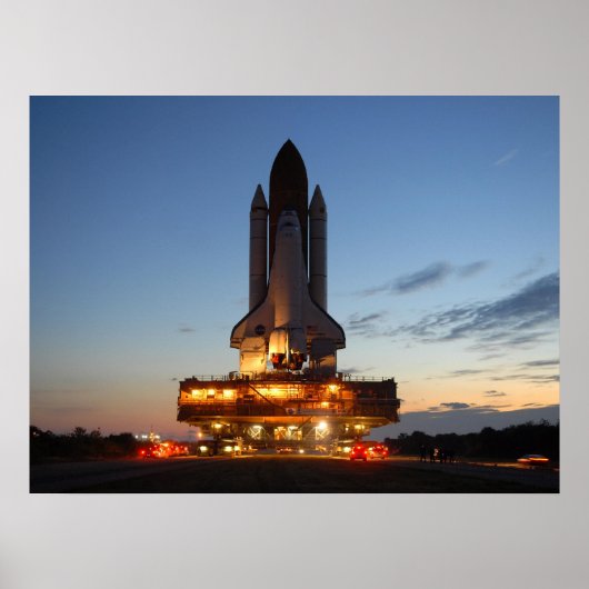 Space Shuttle Discovery Start NASA Poster (Voorkant)