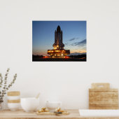 Space Shuttle Discovery Start NASA Poster (Keuken)