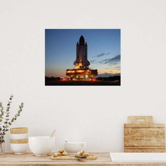Space Shuttle Discovery Start NASA Poster (Keuken)