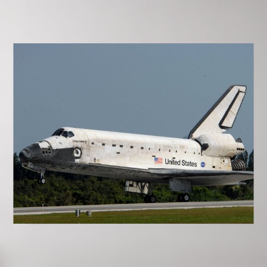 Space Shuttle Discovery (STS-120) Poster (Voorkant)