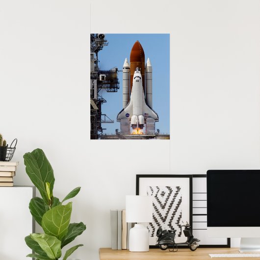 Space Shuttle Discovery (STS-121) Poster (Thuiskantoor)