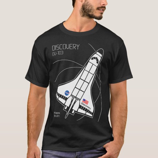 Space Shuttle Discovery T-shirt (Voorkant)