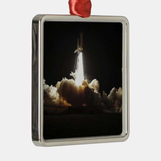 Space shuttle Discovery tilt uit Metalen Ornament (Rechts)