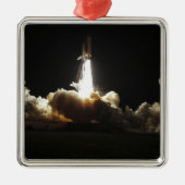 Space shuttle Discovery tilt uit Metalen Ornament (Voorkant)
