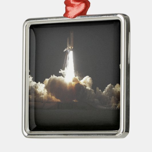 Space shuttle Discovery tilt uit Metalen Ornament (Links)