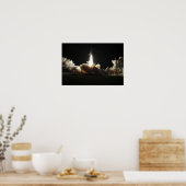 Space shuttle Discovery tilt uit Poster (Keuken)