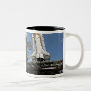 Space Shuttle Discovery Tweekleurige Koffiemok