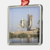 Space Shuttle Discovery zit klaar 3 Metalen Ornament (Links)