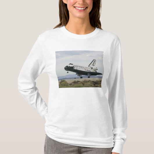 Space Shuttle Discovery's belangrijkste landingsge T-shirt (Voorkant)