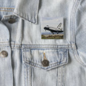 Space Shuttle Discovery's belangrijkste landingsge Vierkante Button 5,1 Cm (In situ)