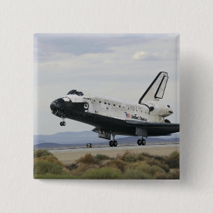 Space Shuttle Discovery's belangrijkste landingsge Vierkante Button 5,1 Cm