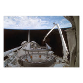 Space Shuttle Discovery's laadbay 2 Foto Afdruk (Voorkant)