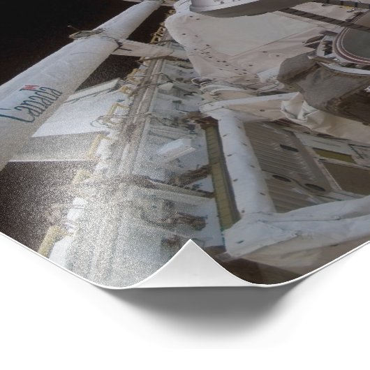 Space Shuttle Discovery's laadbay 2 Foto Afdruk (Hoek)