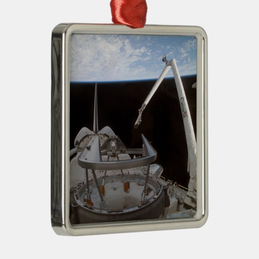 Space Shuttle Discovery's laadbay 2 Metalen Ornament (Rechts)