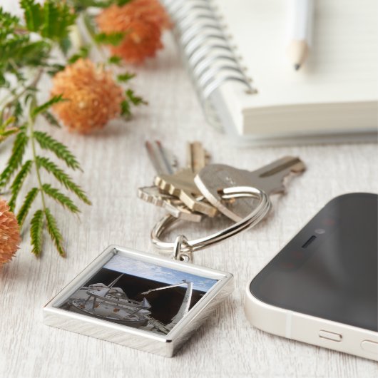 Space Shuttle Discovery's laadbay 2 Sleutelhanger (Zijkant)