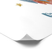 Space Shuttle Dream Meer witte kleur Poster (Hoek)