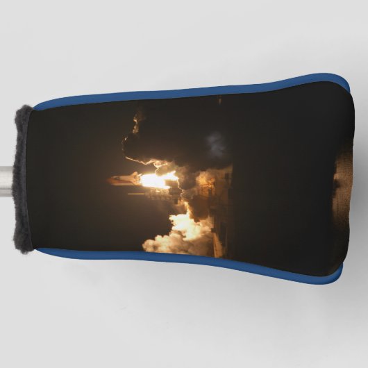 Space Shuttle Earth Orbital Spacecraft Night Canva Golfheadcover (Voorkant)