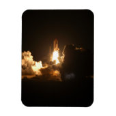 Space Shuttle Earth Orbital Spacecraft Night Canva Magneet (Verticaal)
