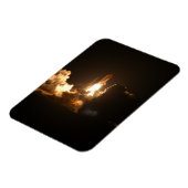 Space Shuttle Earth Orbital Spacecraft Night Canva Magneet (Linkerzijde)