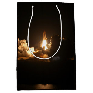 Space Shuttle Earth Orbital Spacecraft Night Canva Medium Cadeauzakje
