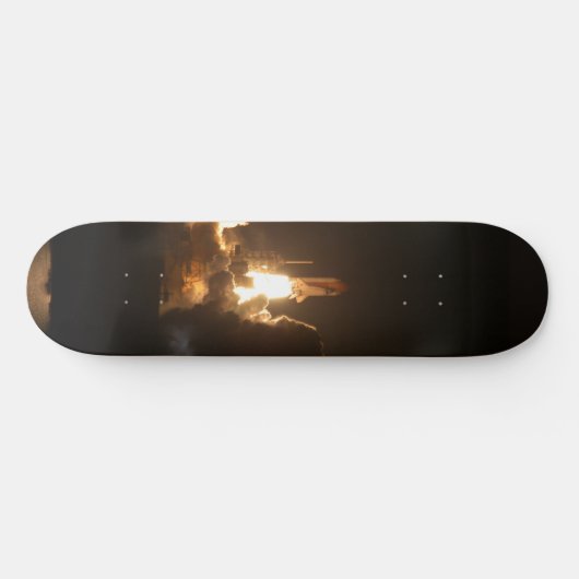 Space Shuttle Earth Orbital Spacecraft Night Canva Persoonlijk Skateboard (Horizontaal)