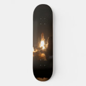 Space Shuttle Earth Orbital Spacecraft Night Canva Persoonlijk Skateboard (Voorkant)