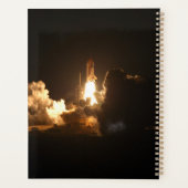 Space Shuttle Earth Orbital Spacecraft Night Canva Planner (Achterkant)