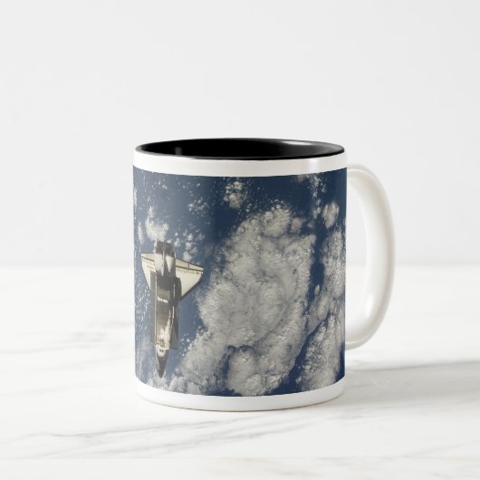 Space Shuttle Endeavor 10 Tweekleurige Koffiemok (Voorkant rechts)