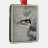 Space Shuttle Endeavor 12 Metalen Ornament (Rechts)