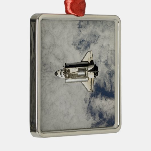 Space Shuttle Endeavor 12 Metalen Ornament (Rechts)