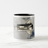 Space Shuttle Endeavor 12 Tweekleurige Koffiemok (Center)