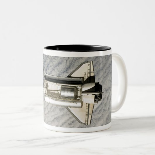 Space Shuttle Endeavor 13 Tweekleurige Koffiemok (Voorkant rechts)